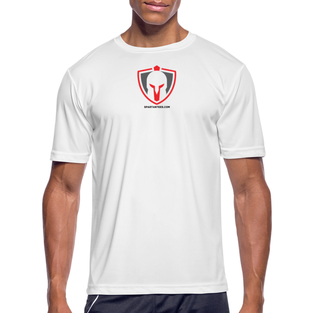 SPARTAN LARGE LOGO - DRI FIT - white