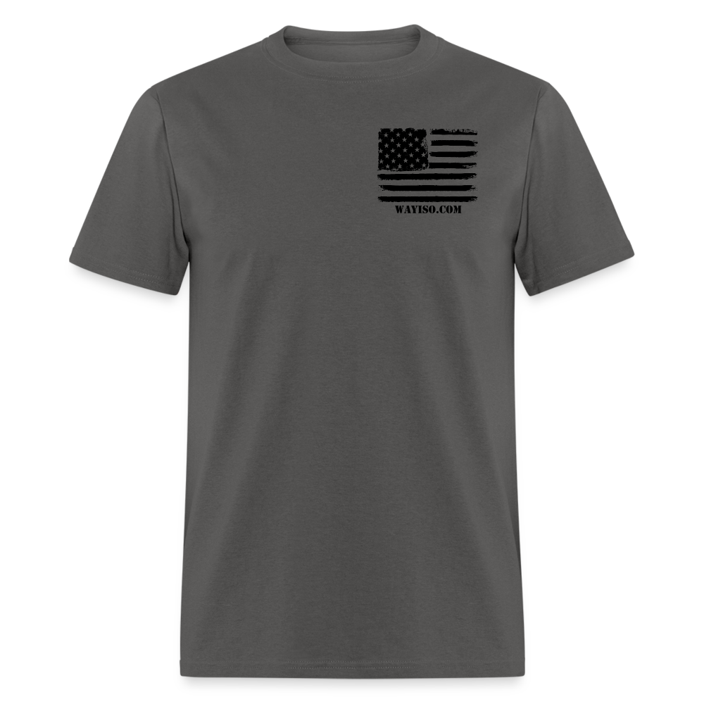 US FLAG CORNER - BLACK - charcoal