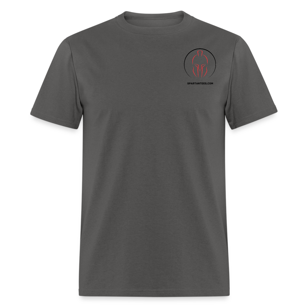 SPARTAN SILHOULETTE SMALL LOGO - charcoal