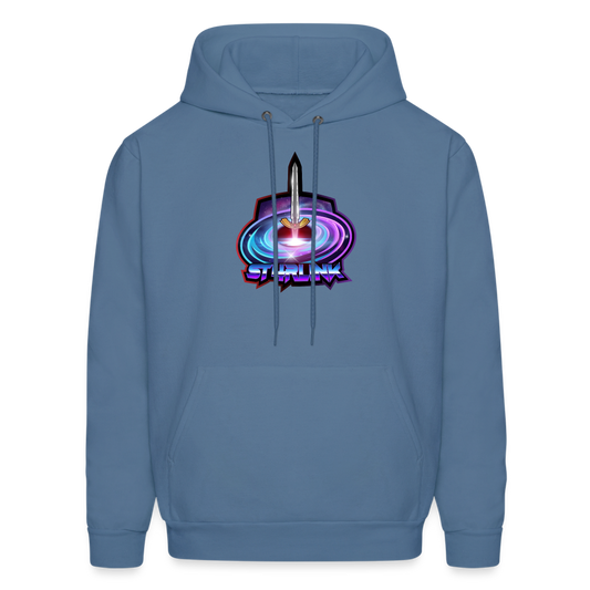 ST4RLINK Men's Hoodie Big Logo - denim blue