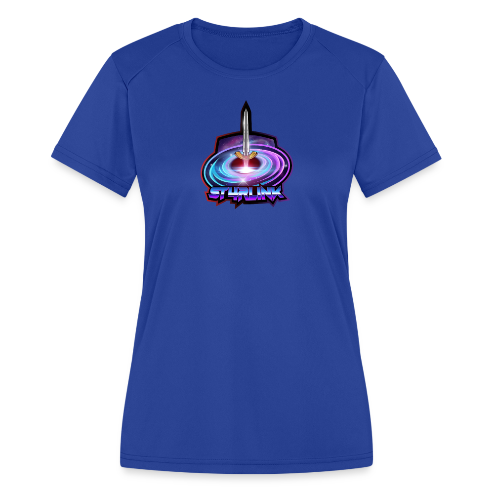 ST4RLINK Women's Moisture Wicking Performance T-Shirt - royal blue