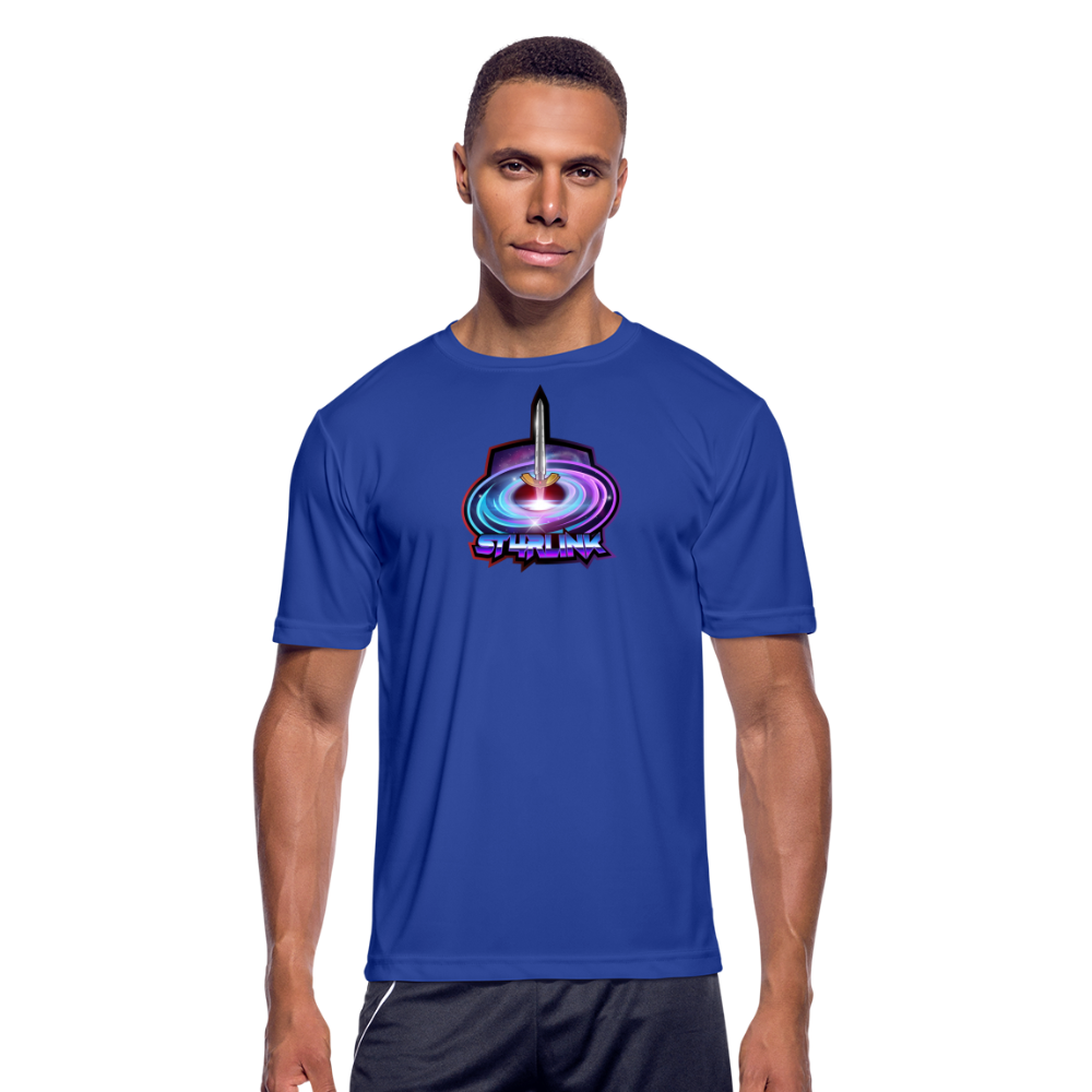 ST4RLINK Men’s Moisture Wicking Performance T-Shirt - royal blue