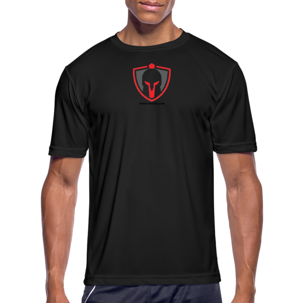 SPARTAN LARGE LOGO - DRI FIT - black