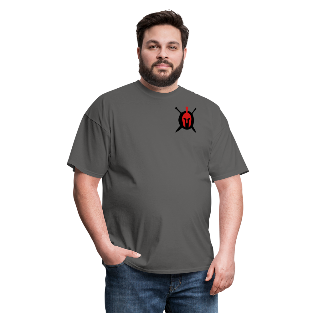 Spartan Corner Tee - charcoal