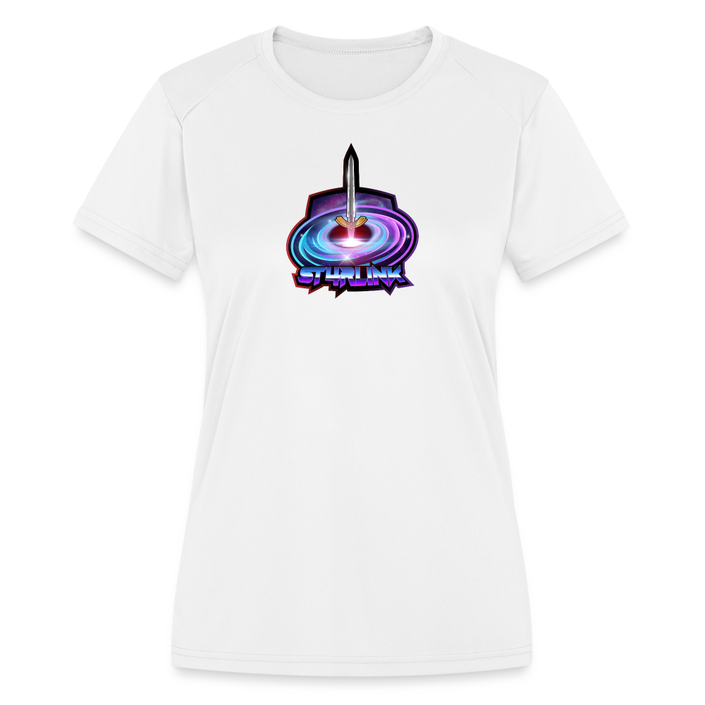 ST4RLINK Women's Moisture Wicking Performance T-Shirt - white
