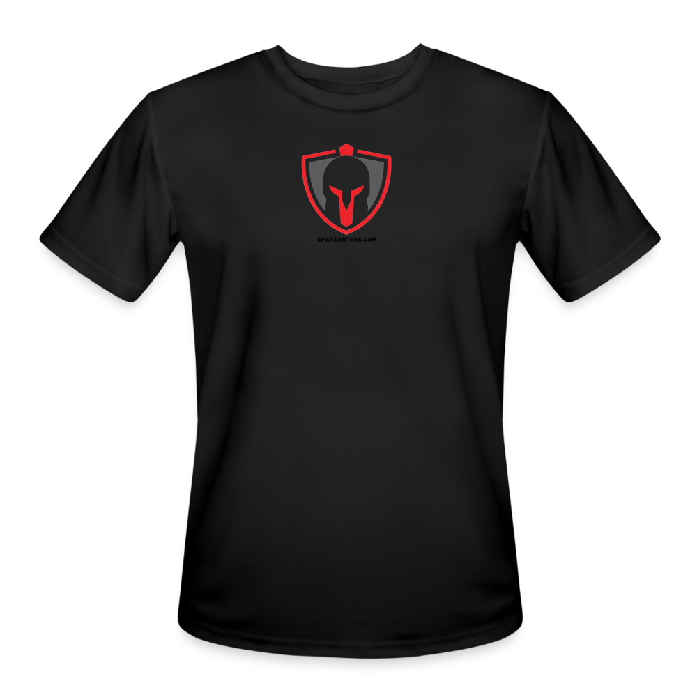 SPARTAN LARGE LOGO - DRI FIT - black