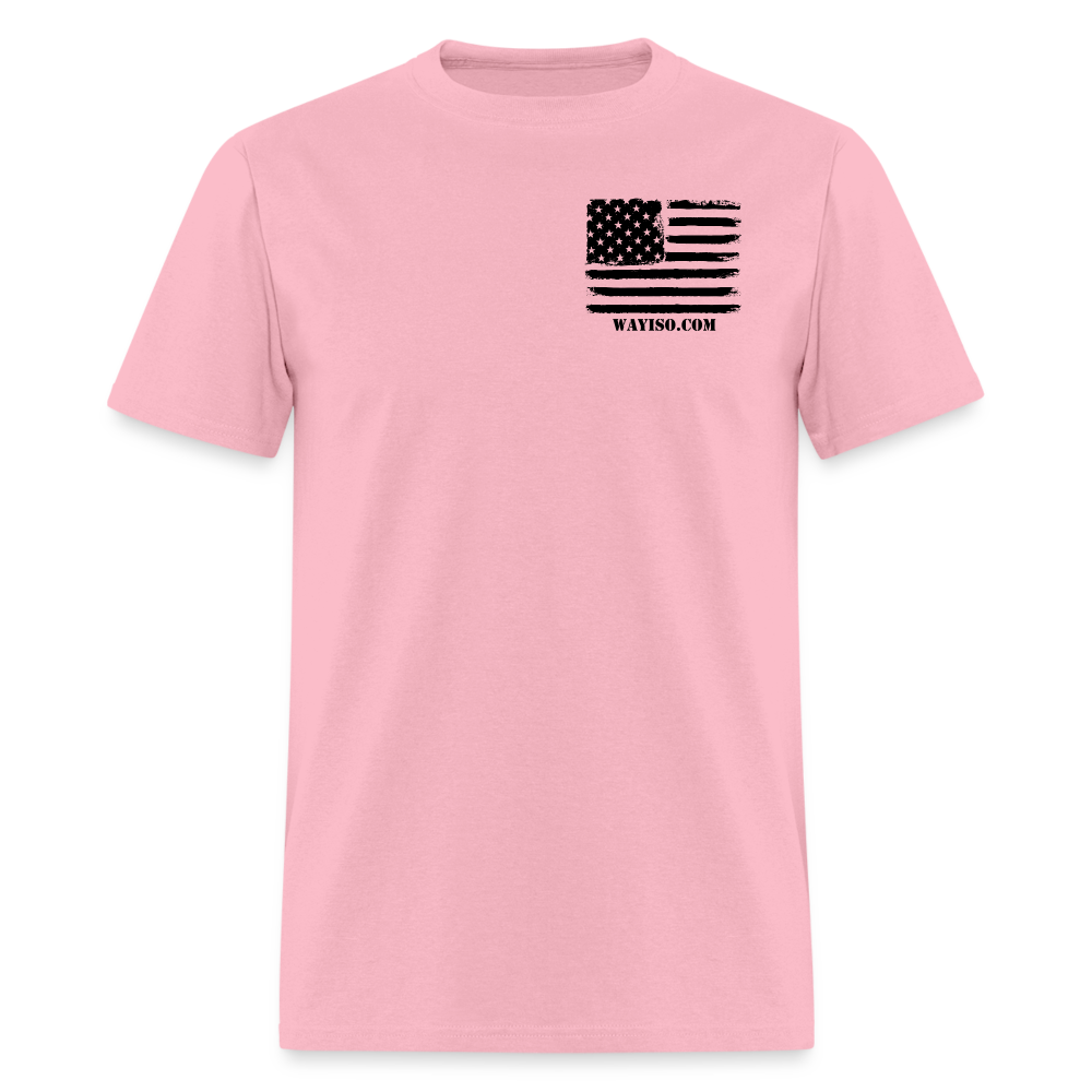 US FLAG CORNER - BLACK - pink
