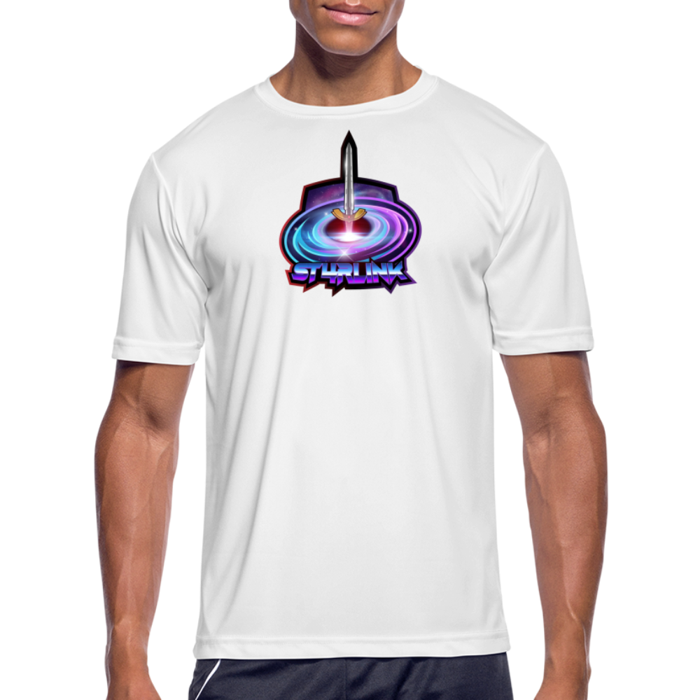 ST4RLINK Men’s Moisture Wicking Performance T-Shirt - white