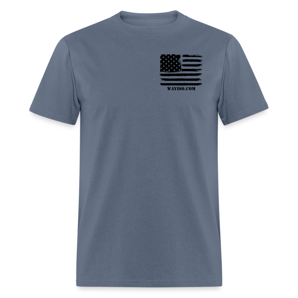 US FLAG CORNER - BLACK - denim