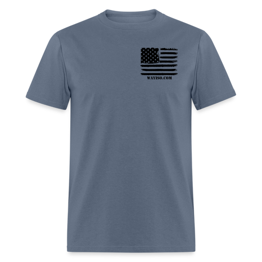 US FLAG CORNER - BLACK - denim