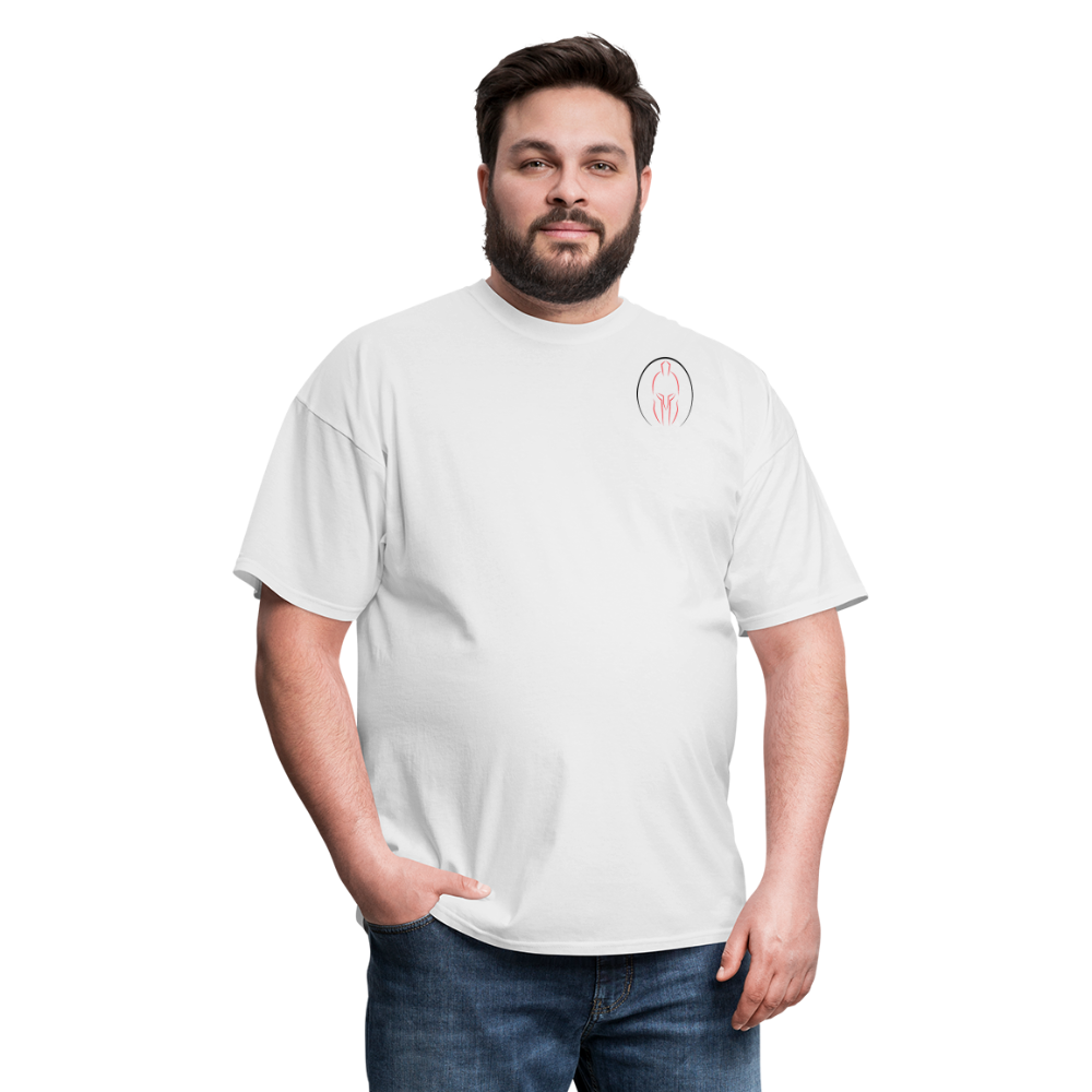 SPARTAN SILHOULETTE SMALL LOGO - white