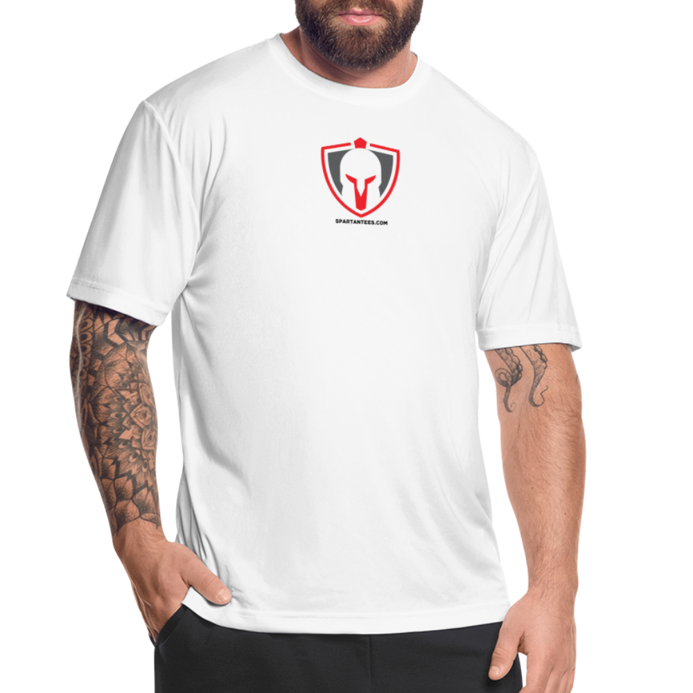 SPARTAN LARGE LOGO - DRI FIT - white