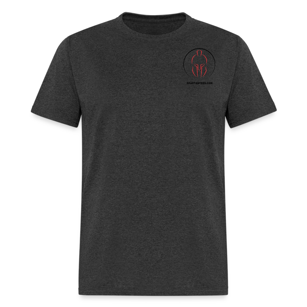 SPARTAN SILHOULETTE SMALL LOGO - heather black