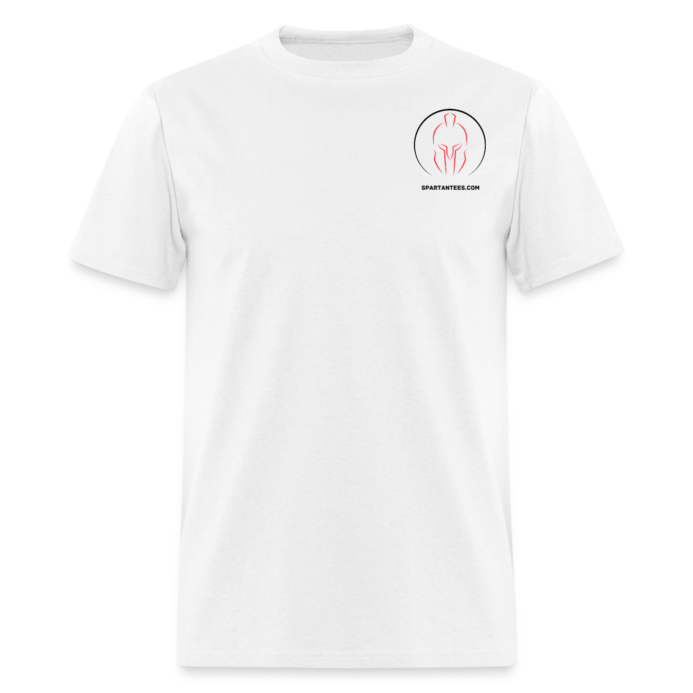 SPARTAN SILHOULETTE SMALL LOGO - white