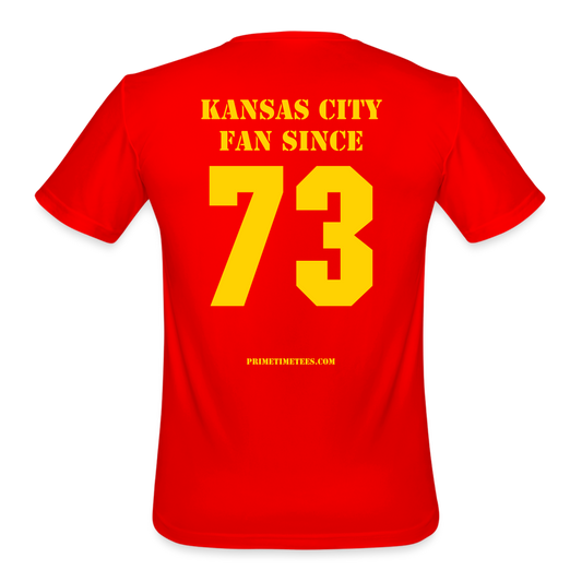 Kansas City Fan Since (Year) Dry Fit - red