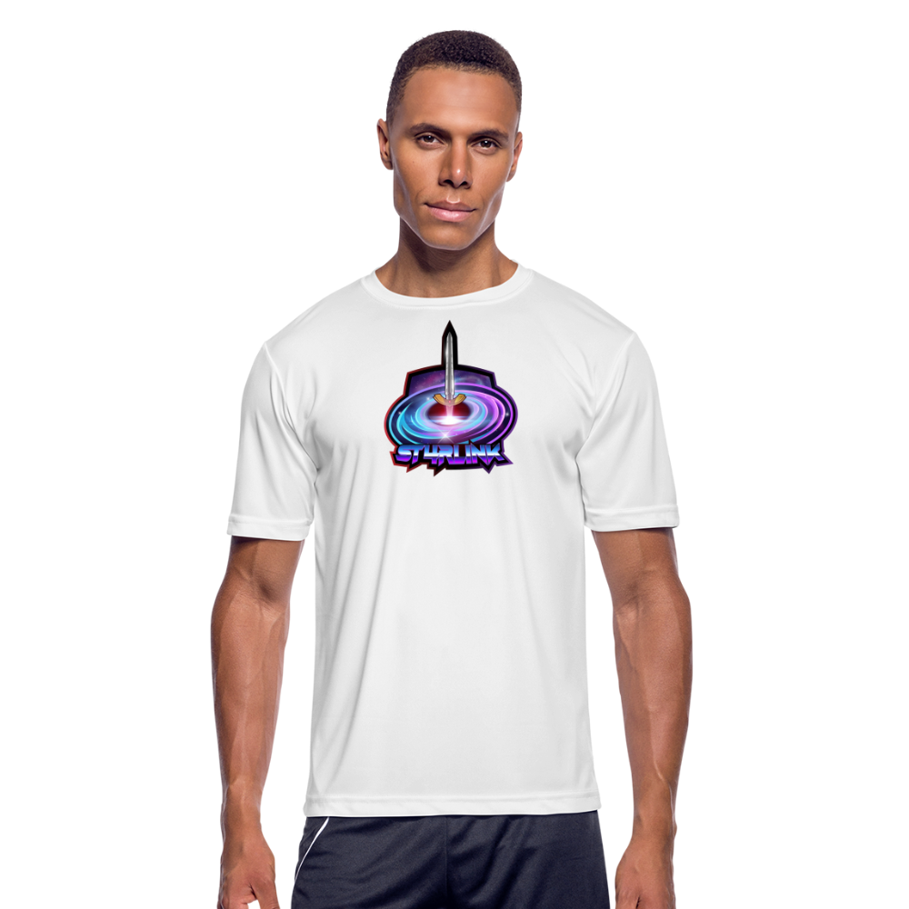 ST4RLINK Men’s Moisture Wicking Performance T-Shirt - white