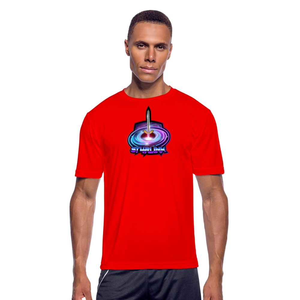 ST4RLINK Men’s Moisture Wicking Performance T-Shirt - red