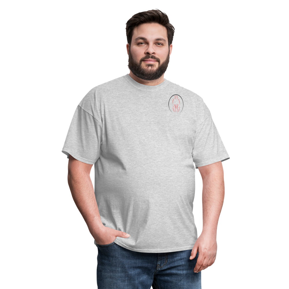 SPARTAN SILHOULETTE SMALL LOGO - heather gray