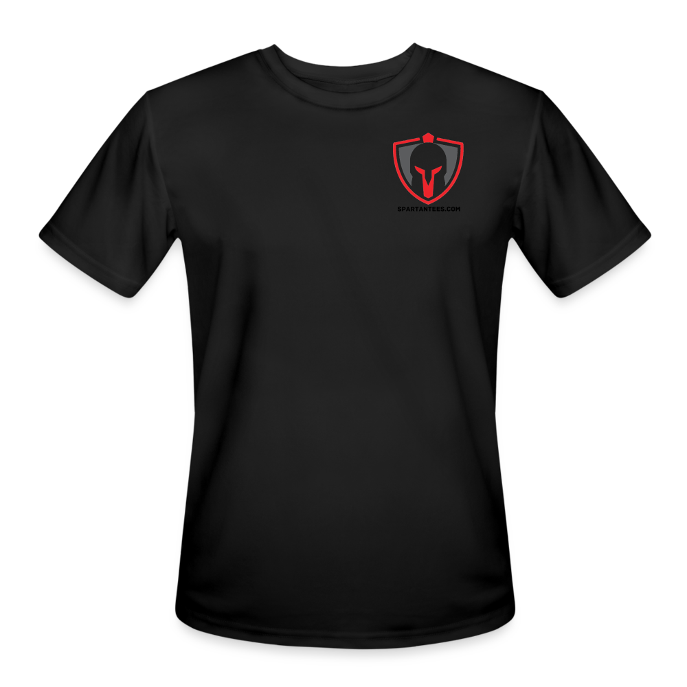 SPARTAN SMALL LOGO - DRI FIT SHIRT - black
