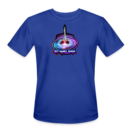 ST4RLINK Men’s Moisture Wicking Performance T-Shirt - royal blue