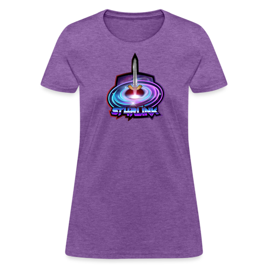 ST4RLINK Women's T-Shirt - purple heather