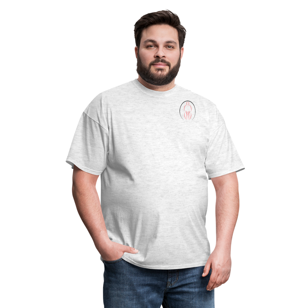 SPARTAN SILHOULETTE SMALL LOGO - light heather gray