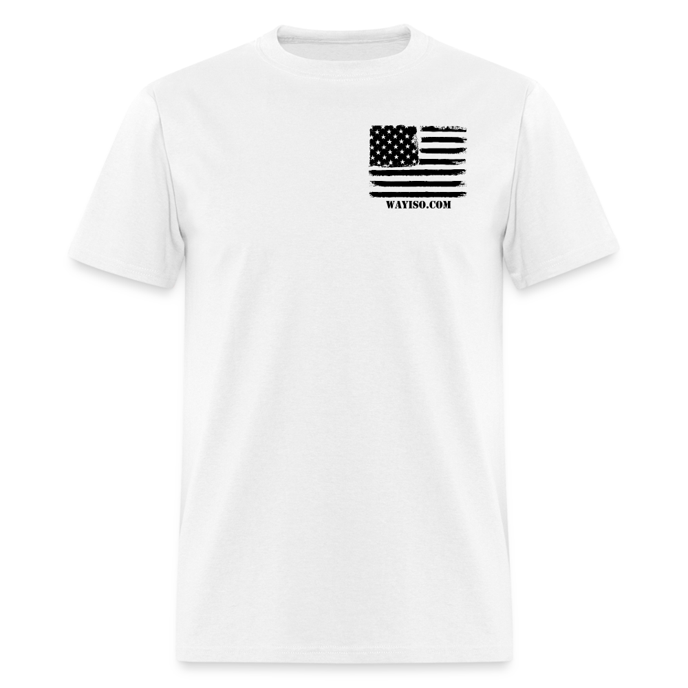 US FLAG CORNER - BLACK - white
