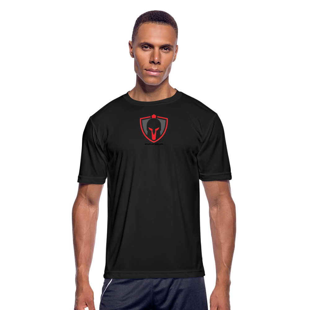 SPARTAN LARGE LOGO - DRI FIT - black