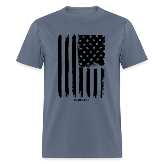US FLAG - BLACK - denim