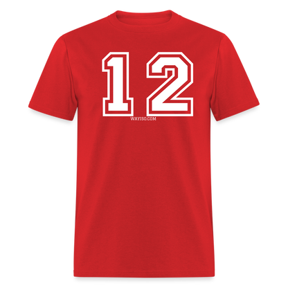 #12 Tee - red