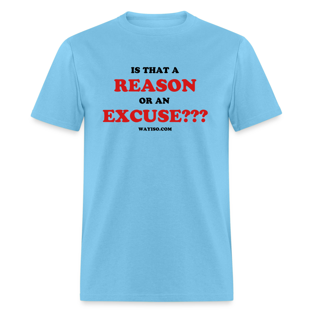 REASON OR AN EXCUSE - aquatic blue