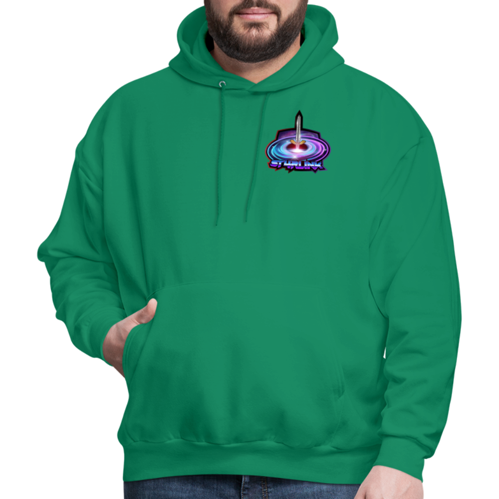 ST4RLINK Men's Hoodie Small Logo - kelly green