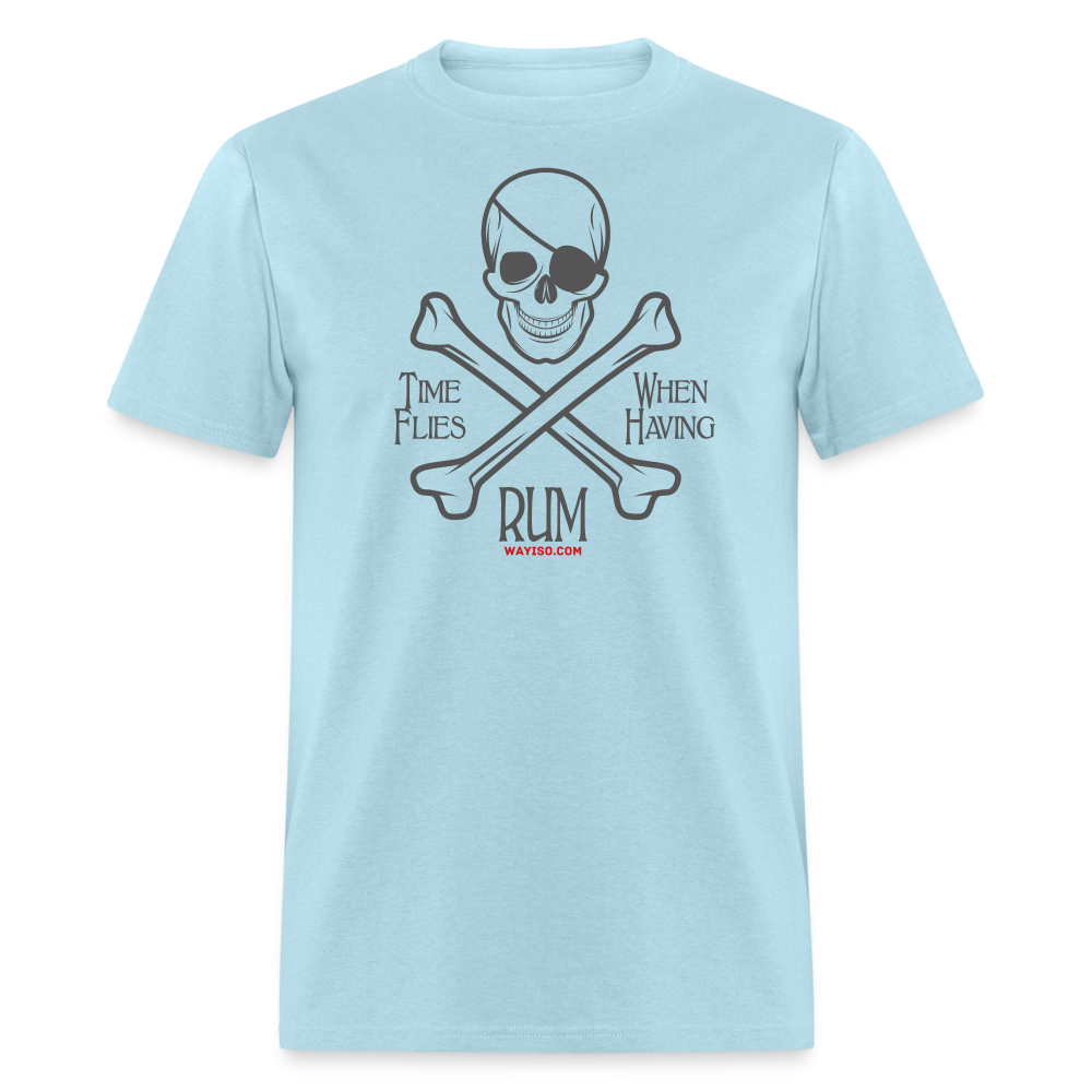 PIRATE RUM Unisex Classic T-Shirt 100% COTTON - powder blue