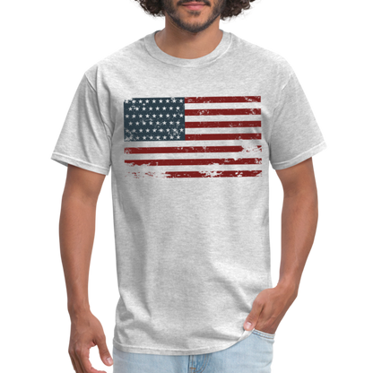 US FLAG - heather gray