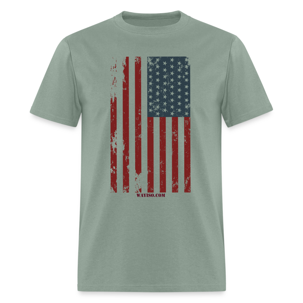 US FLAG - VERTICAL - sage