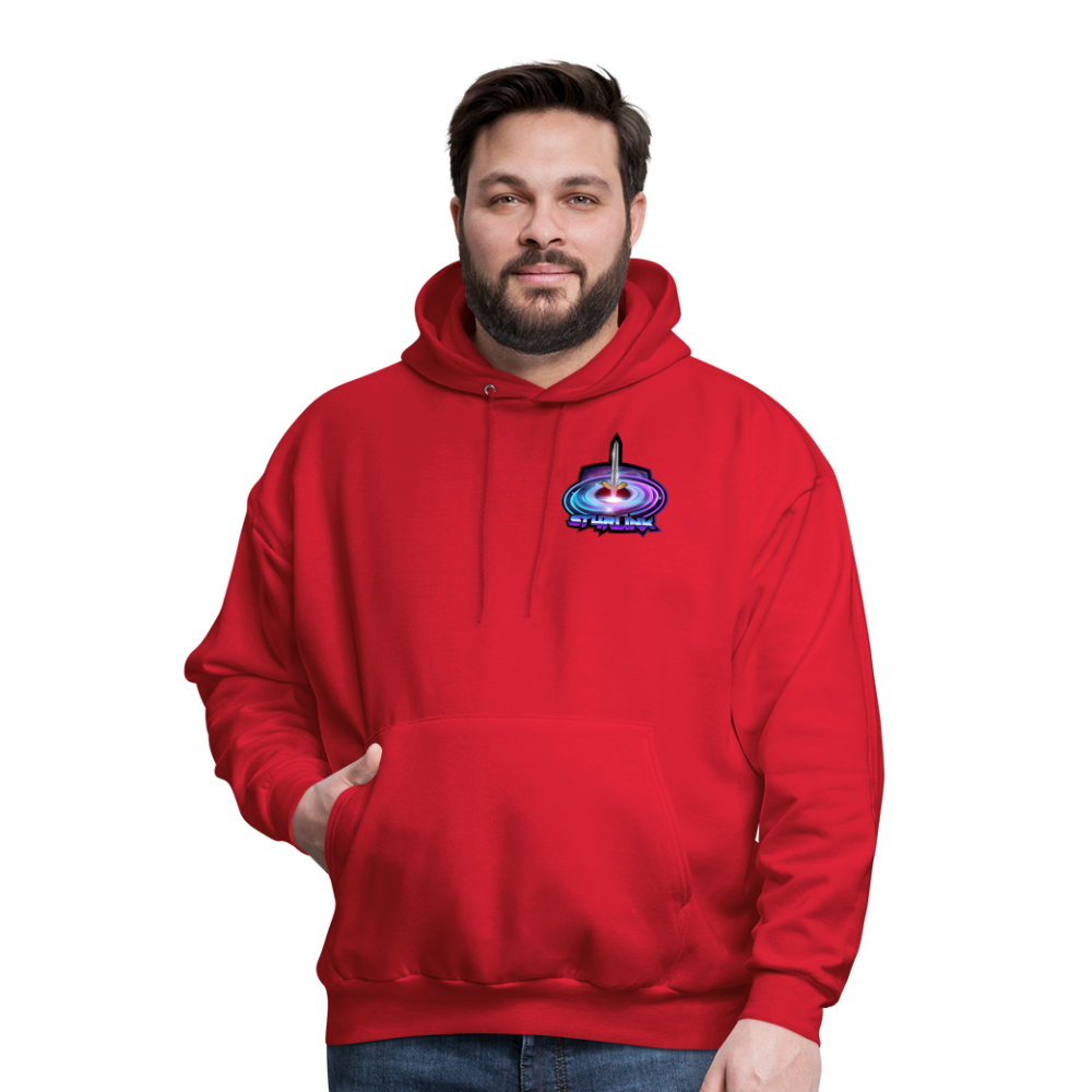 ST4RLINK Men's Hoodie Small Logo - red