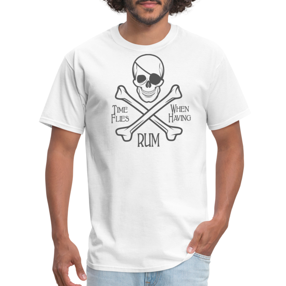 PIRATE RUM Unisex Classic T-Shirt 100% COTTON - white