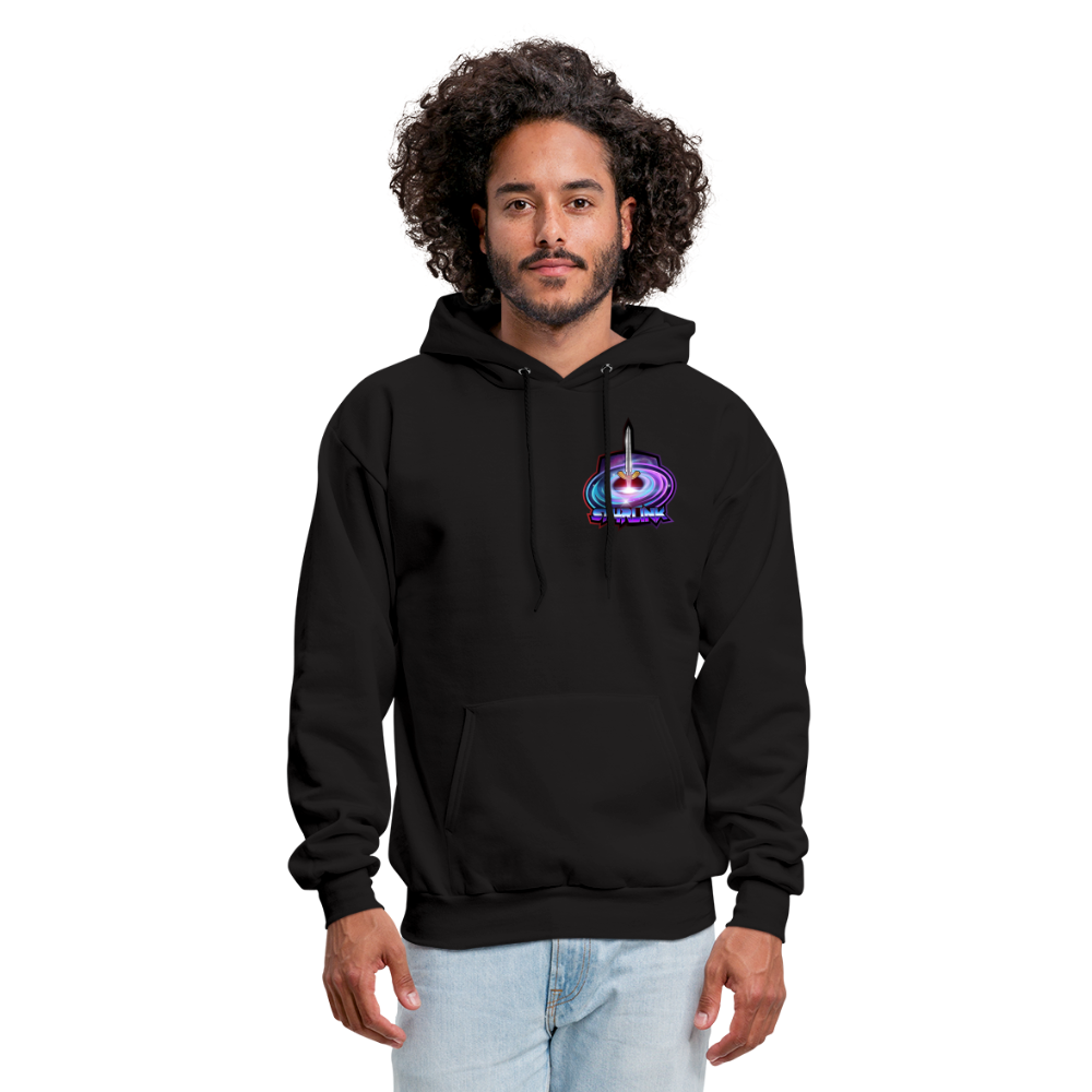 ST4RLINK Men's Hoodie Small Logo - black