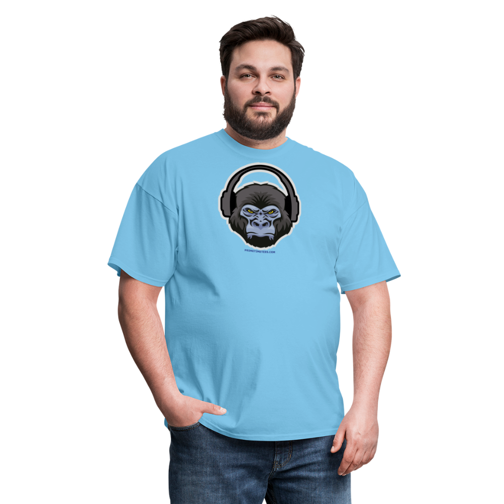 GORILLA HEADPHONES Unisex Classic T-Shirt - aquatic blue