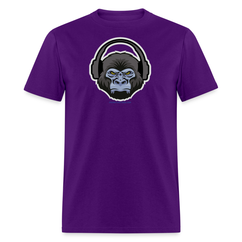 GORILLA HEADPHONES Unisex Classic T-Shirt - purple