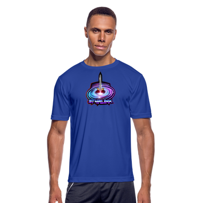 ST4RLINK Men’s Moisture Wicking Performance T-Shirt - royal blue