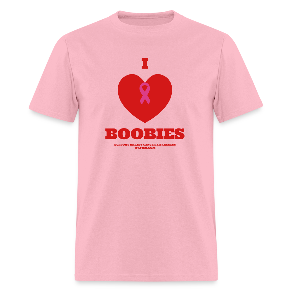 I HEART BOOBIES Unisex Classic T-Shirt - pink