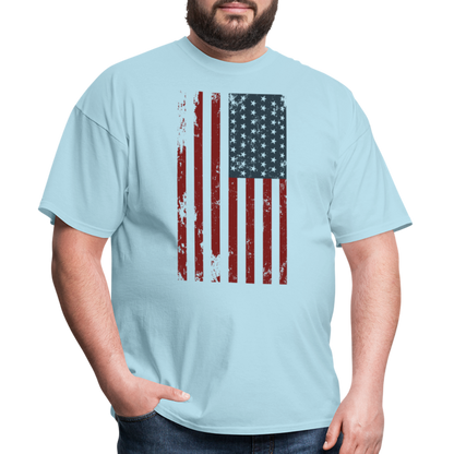 US FLAG - VERTICAL - powder blue