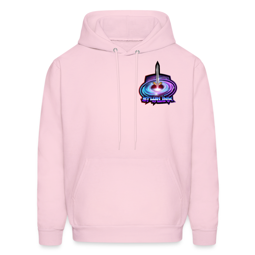 ST4RLINK Men's Hoodie Small Logo - pale pink