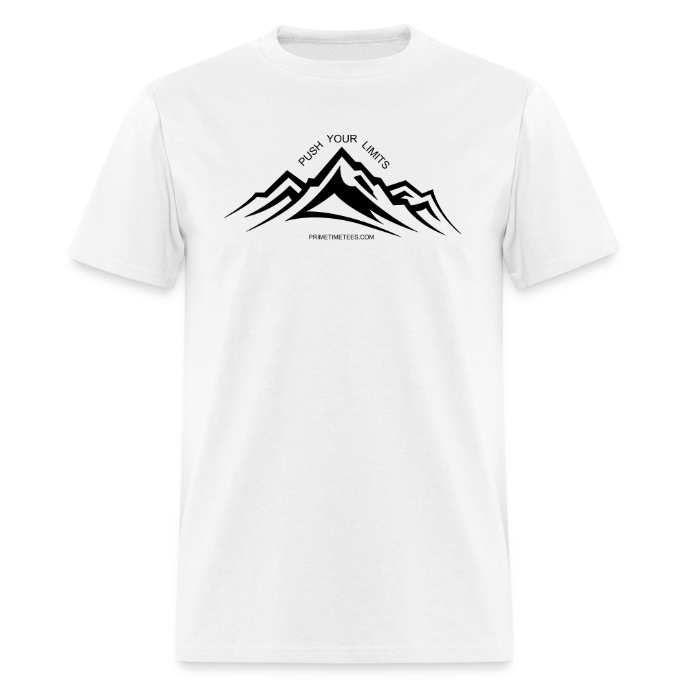 PUSH YOUR LIMITS Unisex Classic T-Shirt - white