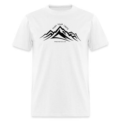 PUSH YOUR LIMITS Unisex Classic T-Shirt - white