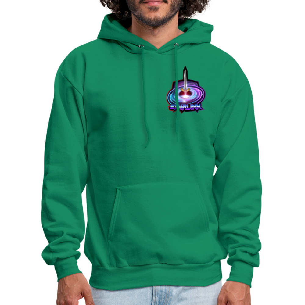 ST4RLINK Men's Hoodie Small Logo - kelly green