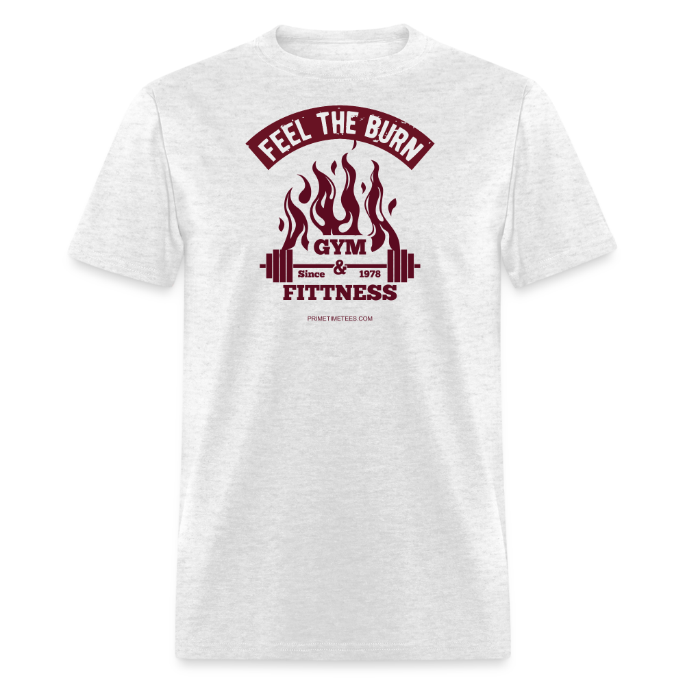 FEEL THE BURN Unisex Classic T-Shirt - light heather gray