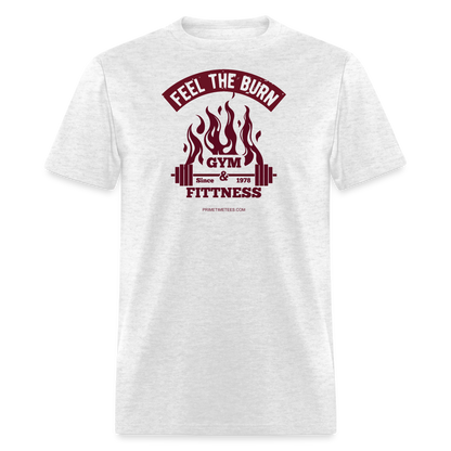 FEEL THE BURN Unisex Classic T-Shirt - light heather gray