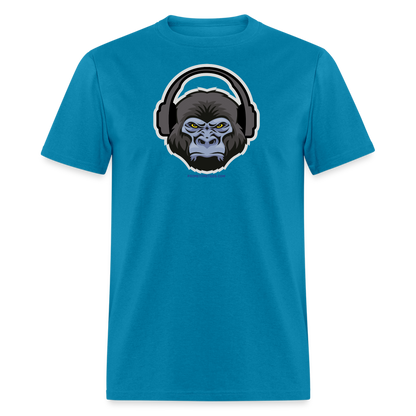 GORILLA HEADPHONES Unisex Classic T-Shirt - turquoise